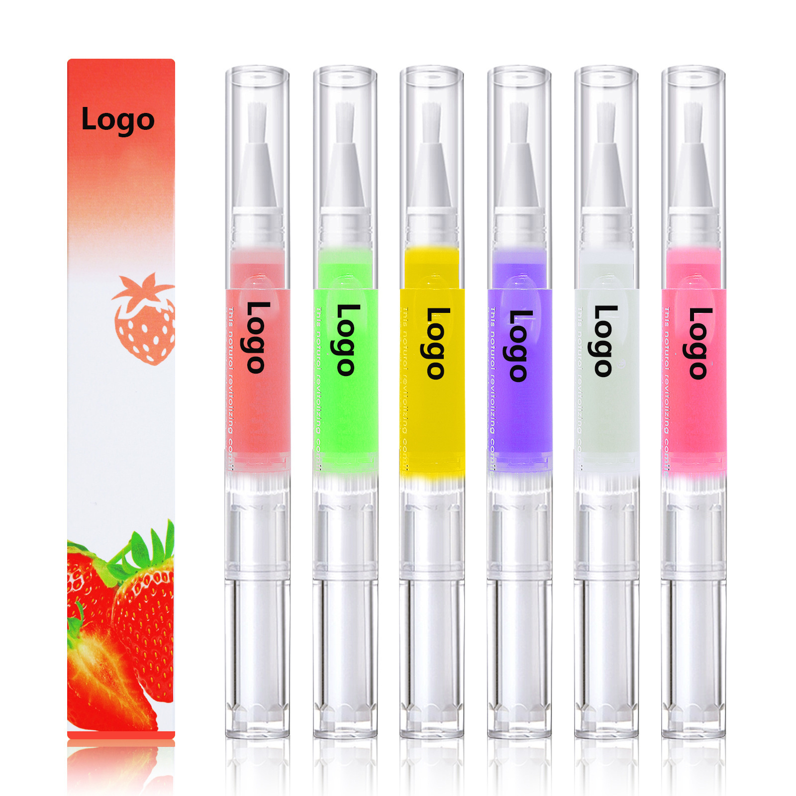 Custom Logo Finger Nail Repair Treatment Softener Strengthener Nourishing Cuticle Serum Nail Oil Pen