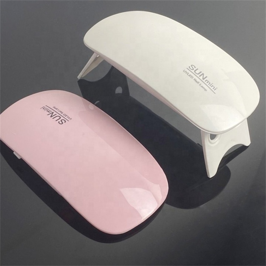 SUN Mini USB Phototherapy 6W Manicure Machine Nail Polish Dryer LED Portable Curing Nail Polish Light UV LED Nail Lamp