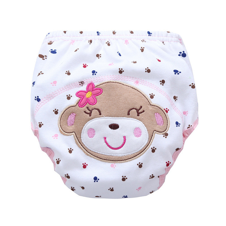 Factory Direct Cheapest Price Baby Nappies Soft Breathable Leak Guard Baby Washable Cloth Diapers