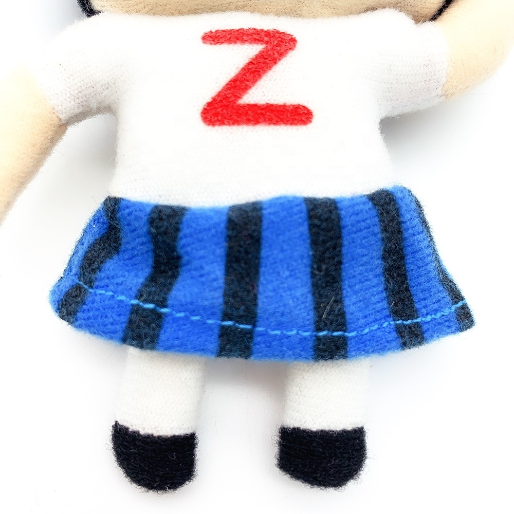 OEM Customized small size custom plush toy keychain stuffed girl doll soft plush baby toy cute keychains