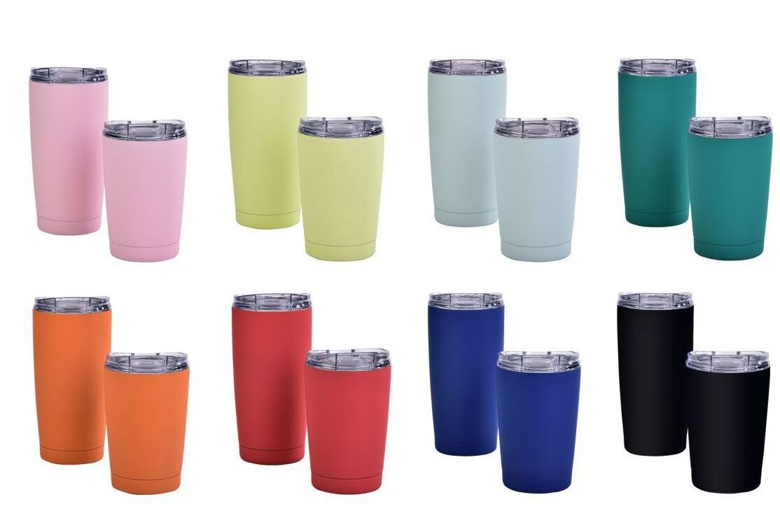 wholesale bulk 12oz Double Wall Stainless Steel Vacuum Insulated Coffee Car Cup Tumblers Travel Mugs