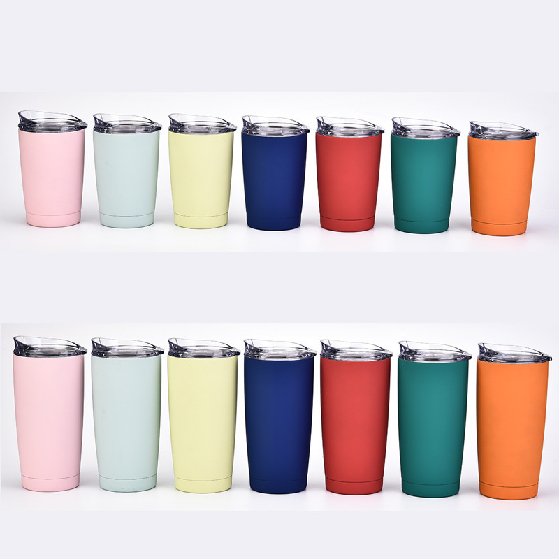 wholesale bulk 12oz Double Wall Stainless Steel Vacuum Insulated Coffee Car Cup Tumblers Travel Mugs