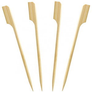 Baoxin for Appetizers Fruit Kabobs Sandwiches Cocktail Party Finger Food Sticks Mini Bamboo Paddle Skewers