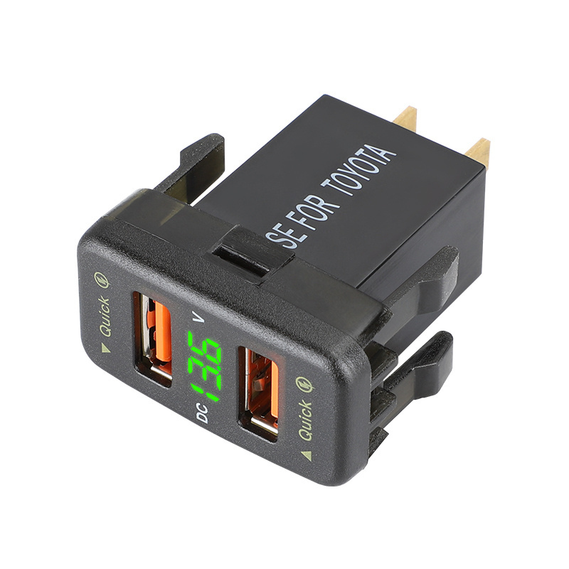 Factory With Voltmeter Car Usb Charger Best Smartphone Accessories 5V 4.2A 24V Car Charger