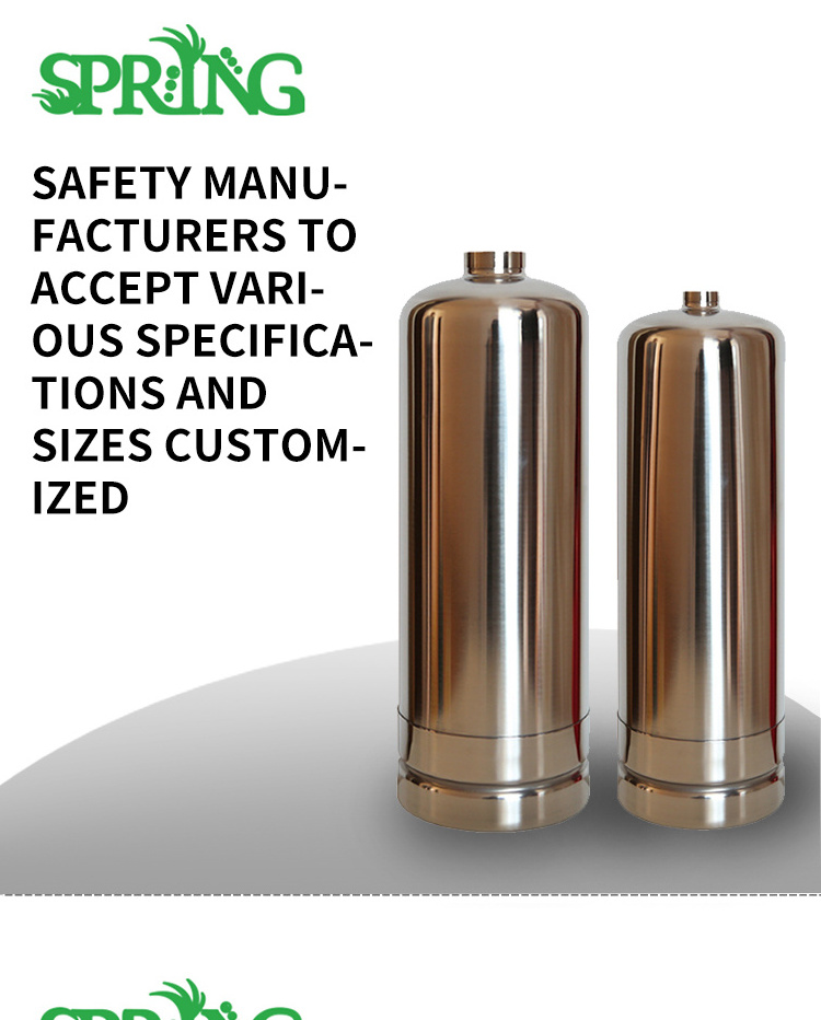 the high quality stainless steel cylinder body stainless steel fire extinguisher,