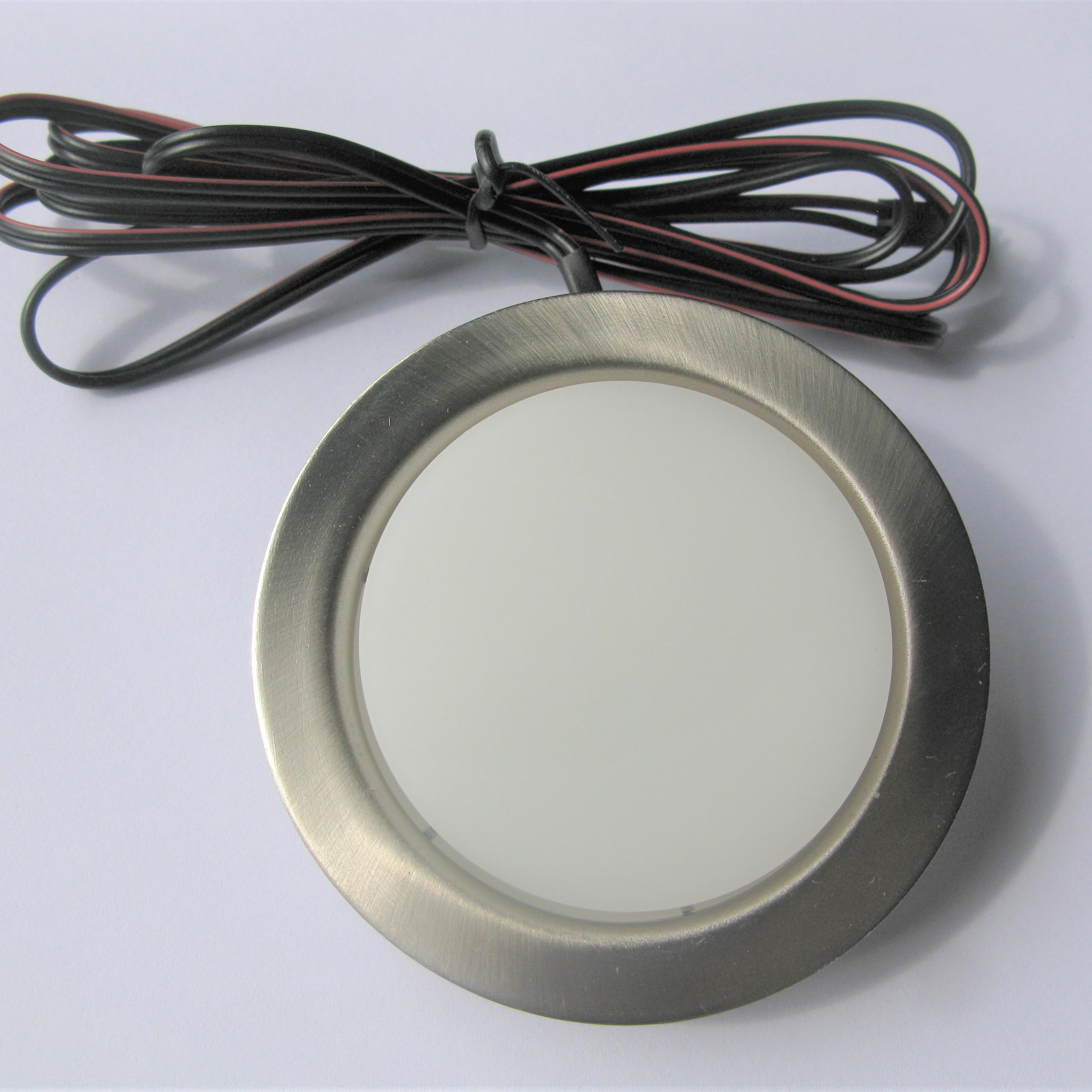 4200K 12V 2W LED Puck light Recessed  Mount Design cabinet light for closet ceiling wardrobe kitchen