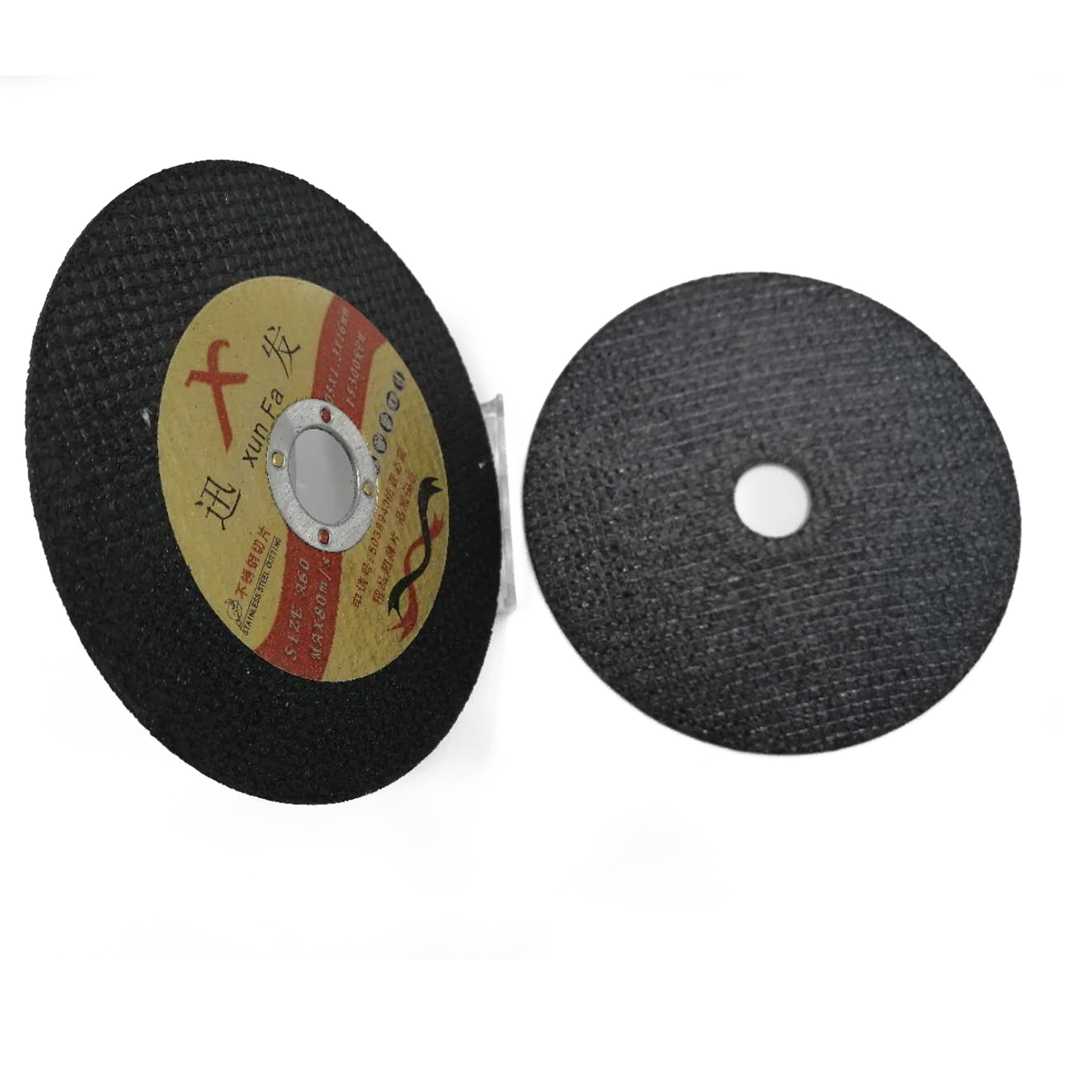 Durable 105*1.3*16mm stainless steel metal cutting disc / abrasive cutting wheel