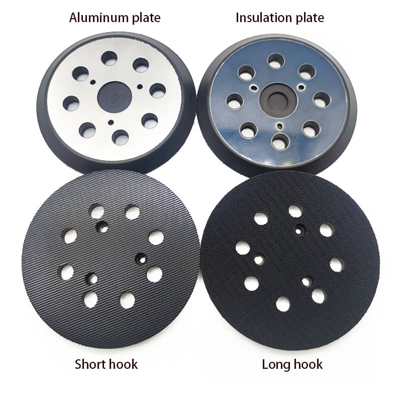 High Quality 5 Inch 125 mm 8+3 Holes 8+4 Holes Backing Sanding Hook and Loop Backup Pad