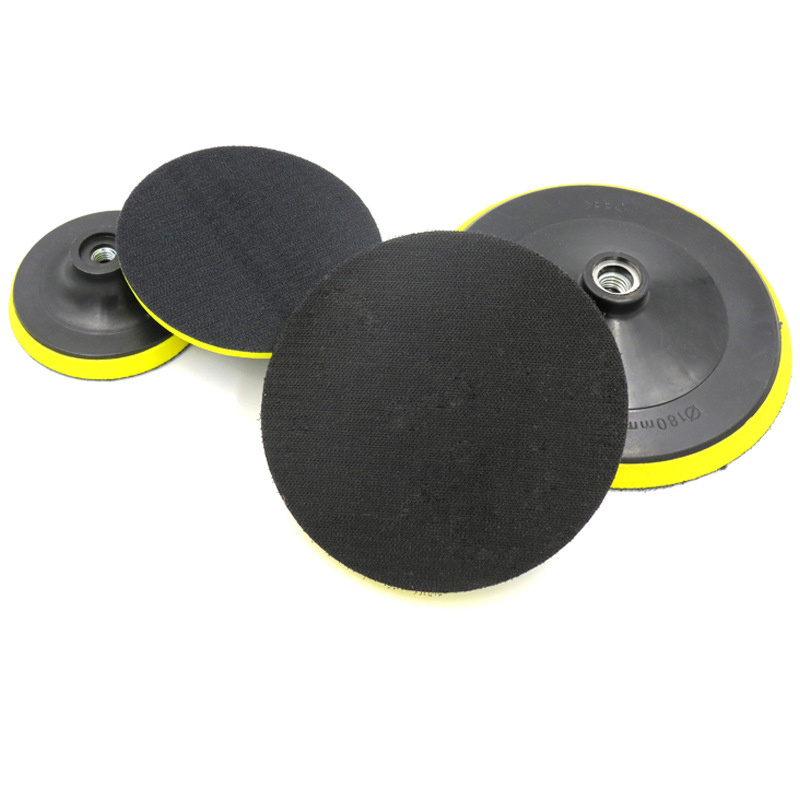 Multi Sizes Cheap M14 M16 Abrasive Rotary Polishing Pads with Drilling Adapter