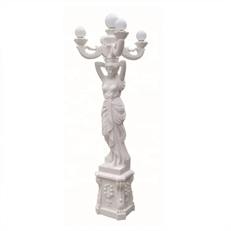 Good price marble statue lady statue for hot sale natural stone white marble our lady fatima statue