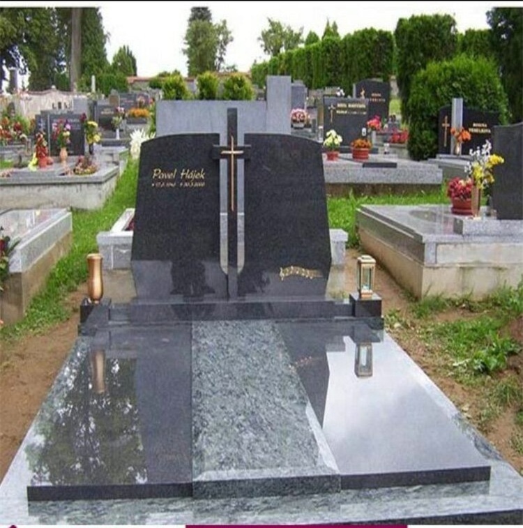 China black granite tombstone marble angel headstone memorial tombstone black tombstones and monuments