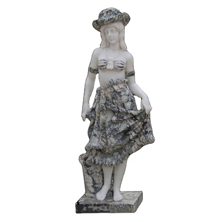 Good price marble statue lady statue for hot sale natural stone white marble our lady fatima statue