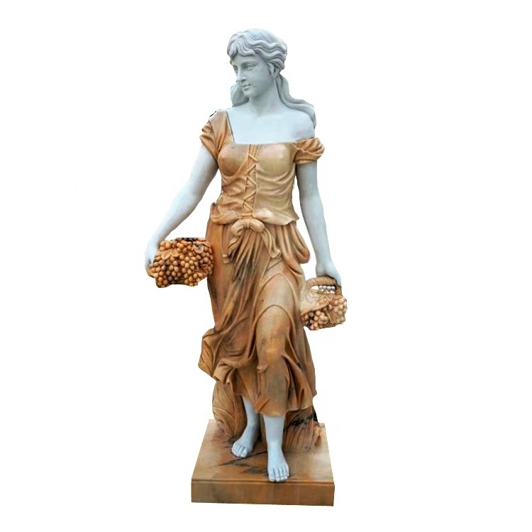 Outdoor white marble stone carving nude indian girls picture woman sex with man statue sculpture art woman statues