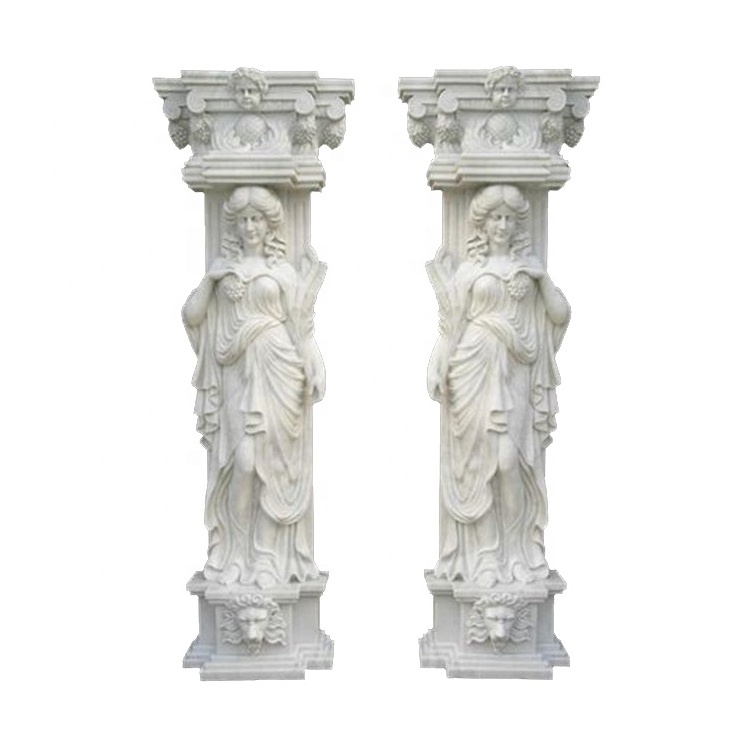 Baoding pedestal, marble pedestal sculpture, marble pedestal base custom granite stone gate pillar design