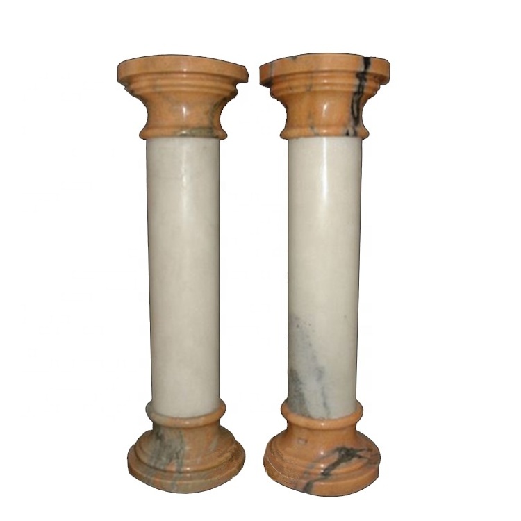 Baoding pedestal, marble pedestal sculpture, marble pedestal base custom granite stone gate pillar design