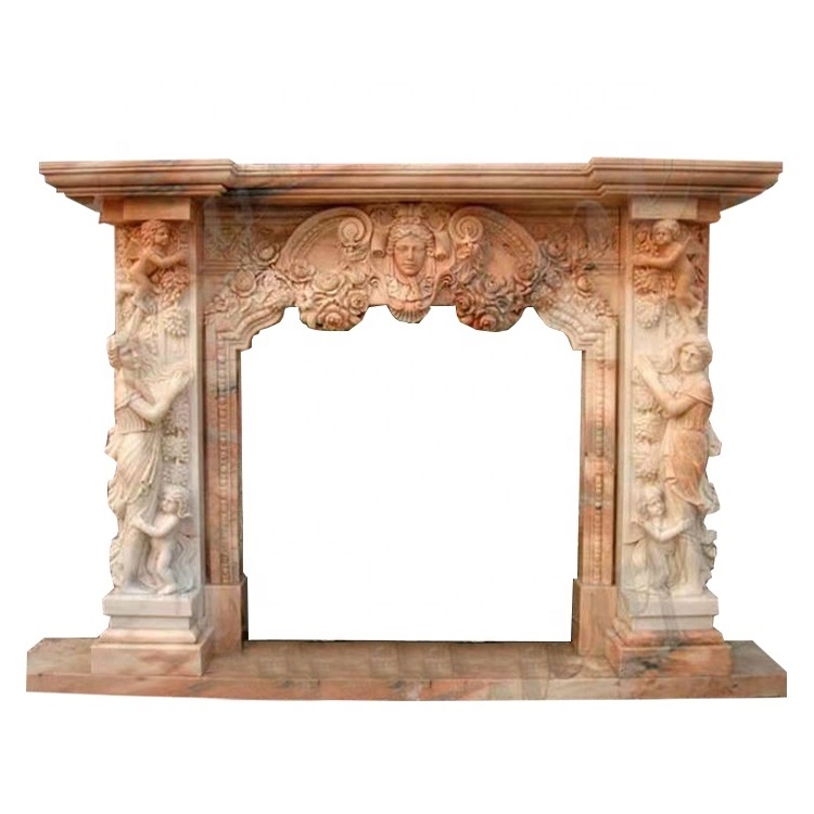 Carved stone china marble fireplace surround marble fireplace surround guang dong marble fireplace mantle modern design