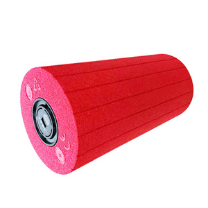 Red 4 Speed Electric Vibrating EPP Massage Exercise Foam Roller