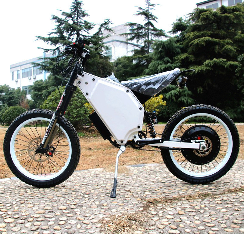 Electric Off Road Bike 72V 12000W Electric Motorcycle Full Suspension EBike Dirt Bicycle with Brushless Motor