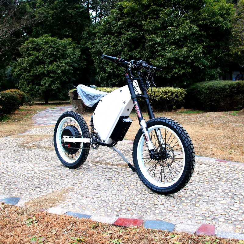 Electric Off Road Bike 72V 12000W Electric Motorcycle Full Suspension EBike Dirt Bicycle with Brushless Motor