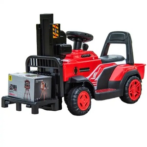 2023 Factory new model kids  forklift toys LED light 6V battery and music electric lift with remote control kids ride on toy