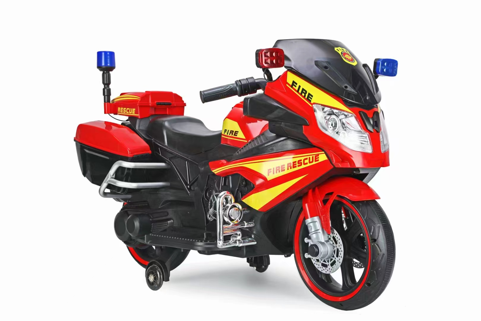 Factory direct sale kids electric bike plastic 12V with police light kids ride on motorcycle