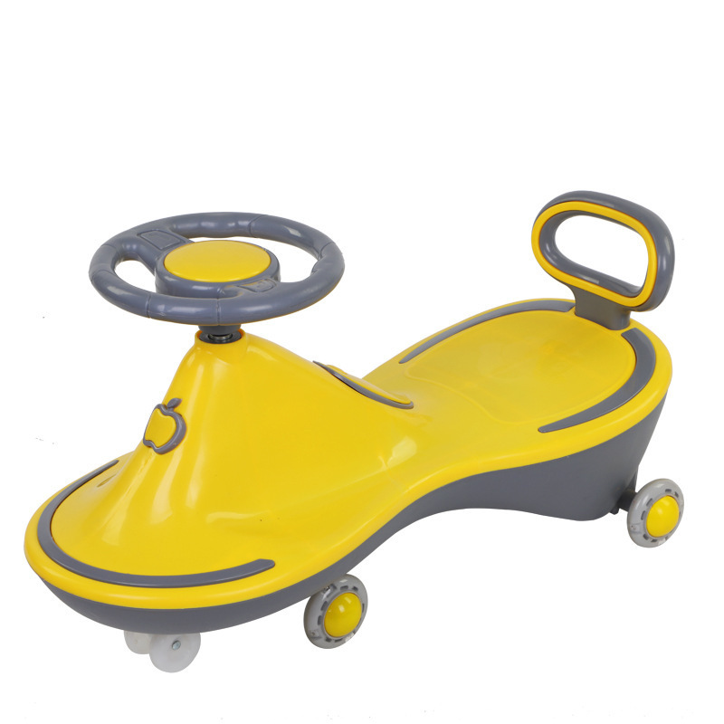 China Factory Sale Children's twist car universal wheel anti-rollover 1year-old baby adult can sit toy Niuniu swing slippery car