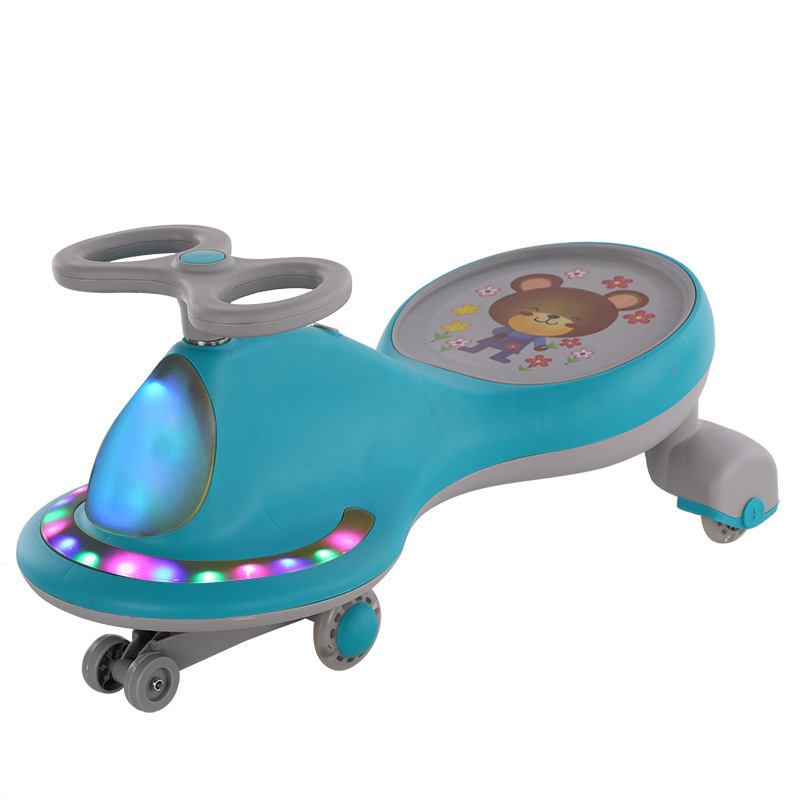 Children's Niuniu Universal Wheel Children's Twist Car/Swing Scooter Anti-Rollover Slip Toy Car Rocking Car 1-8 Year Old Kids