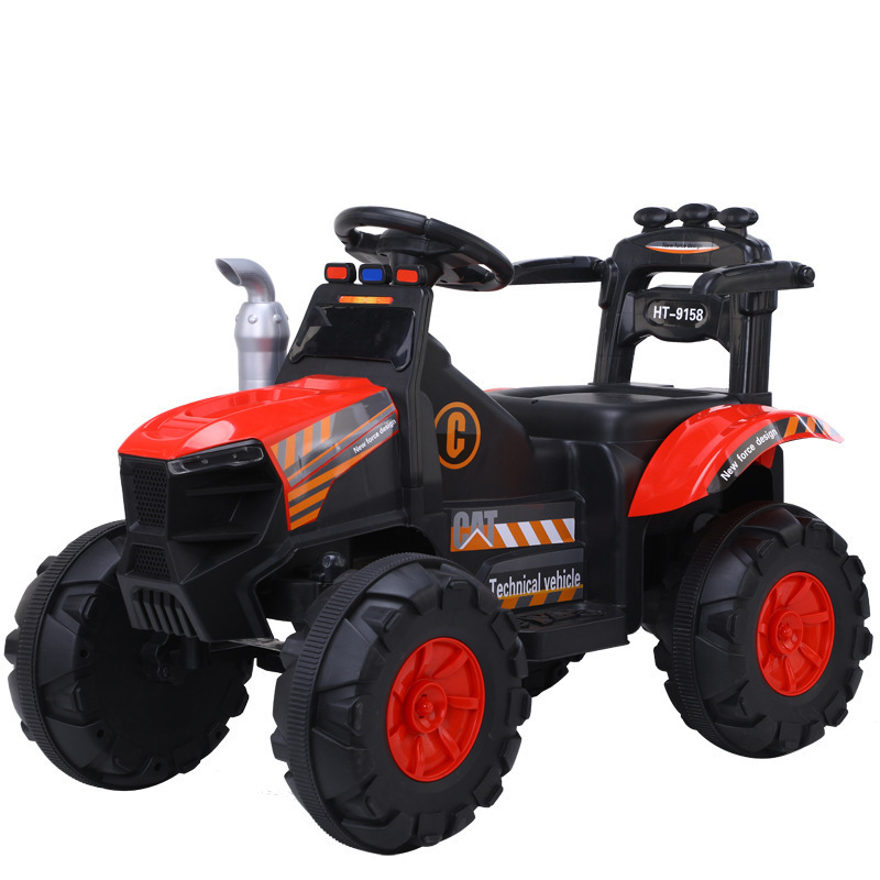 Vietnam New multifunction children's electric excavator 2.4G remote control rc children ride on excavator kids electric car toy