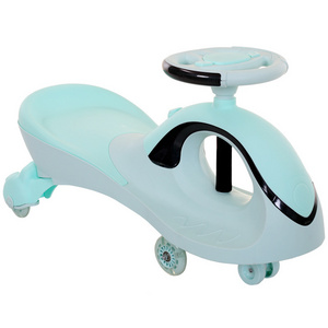 Nice Quality Pu Wheel Mute  Wheel Baby Rolling Swing Car With Music And Light For Children Kids Ride On Twist Plasma Toy Car