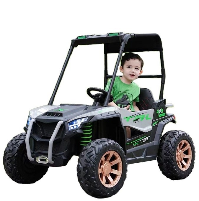 china supply cheap 4 wheeler view car 4x4 kids electric child engineering car for sale