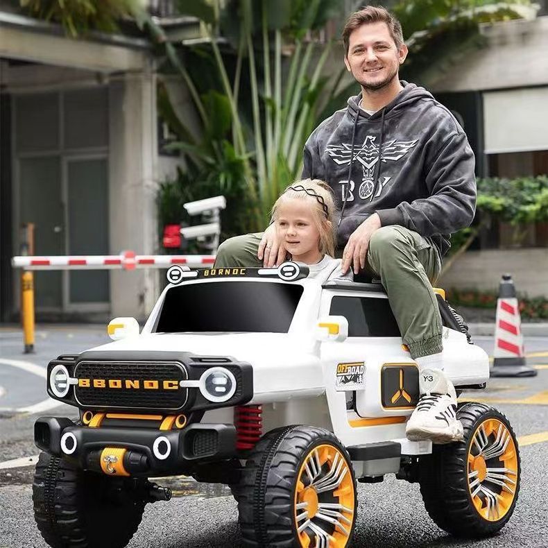 New Large Size Raptor Children Electric Car Four -wheel 24V Battery Oversized 4WD Remote Control Ride On Car For Kids To Drive