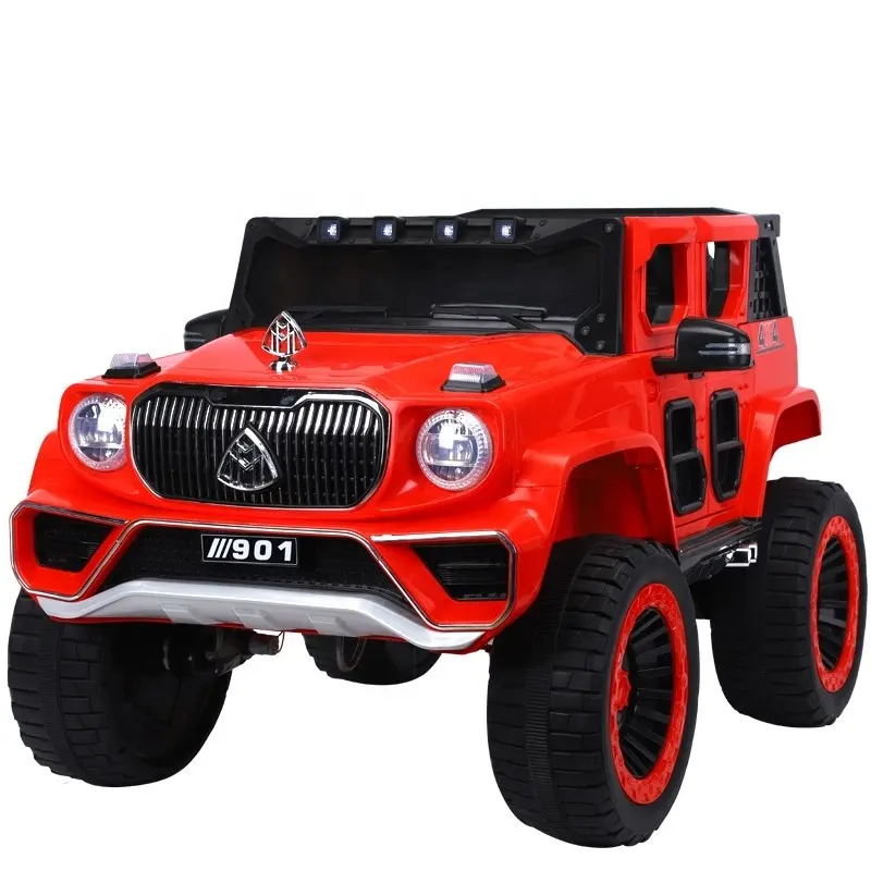 Electric kids ride on car 4 wheels drive 12V large battery big size electric children toy car