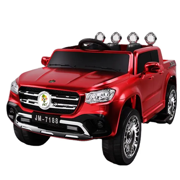 Children popular toy car electric four wheel big size police car battery electric car with remote control