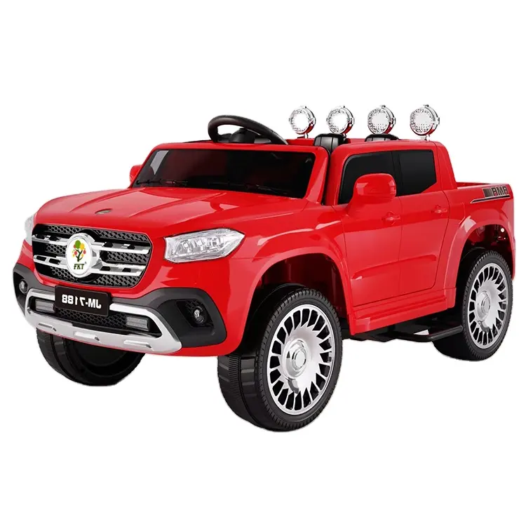 Children popular toy car electric four wheel big size police car battery electric car with remote control