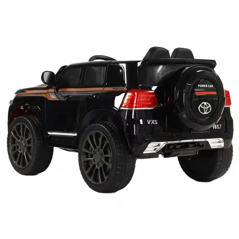 New Cheap Kids Ride-On 12V Car Land Cruiser Electric Toy Car For Kids Drive 2 Seater 4WD Big Toy Car For Children Ride On Toy