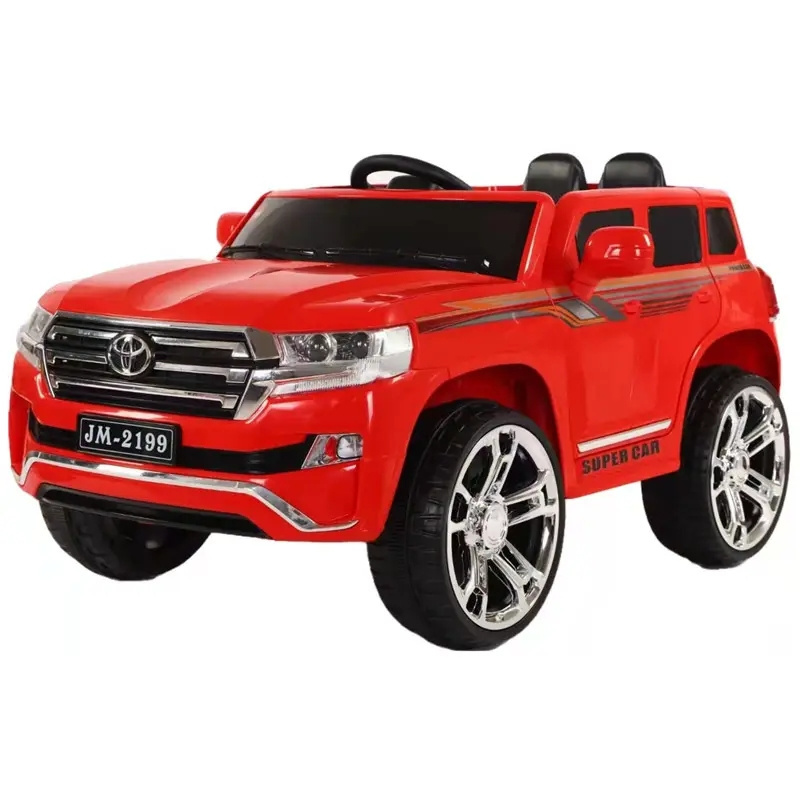 New Cheap Kids Ride-On 12V Car Land Cruiser Electric Toy Car For Kids Drive 2 Seater 4WD Big Toy Car For Children Ride On Toy