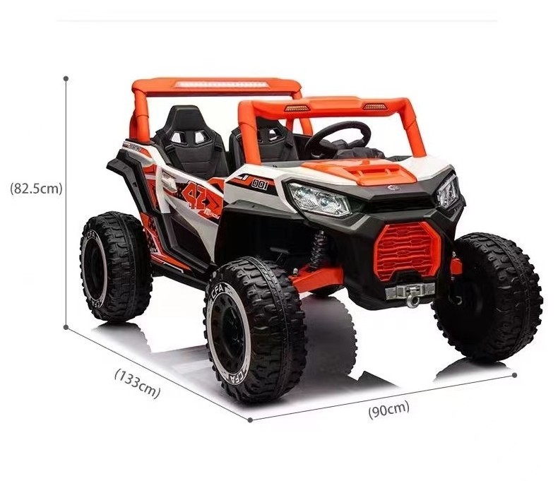 2023 New Ride On Car 24V Battery Powered Two Seats Big Size Kids Electric Off Road Car 4Matic UTV Car For Kids