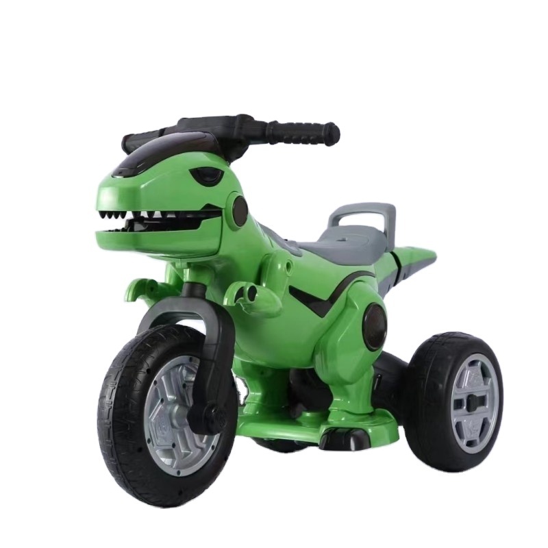 Dinosaur motorbike three wheel battery power popular kids toy car high quality kids ride on motorcycle for sale