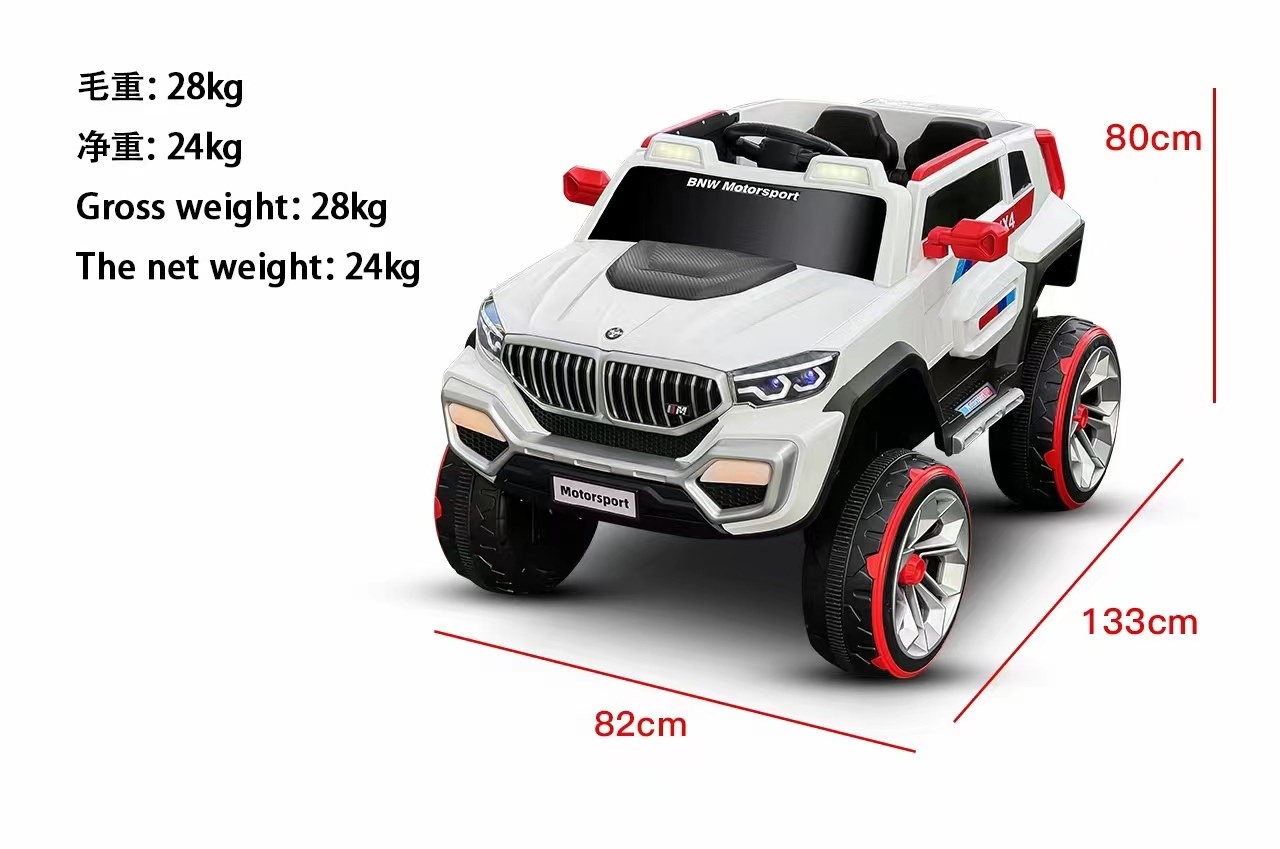 China Manufacturer kids electric toy car plastic 12V battery power four wheel drive ride on car off road vehicle for kids