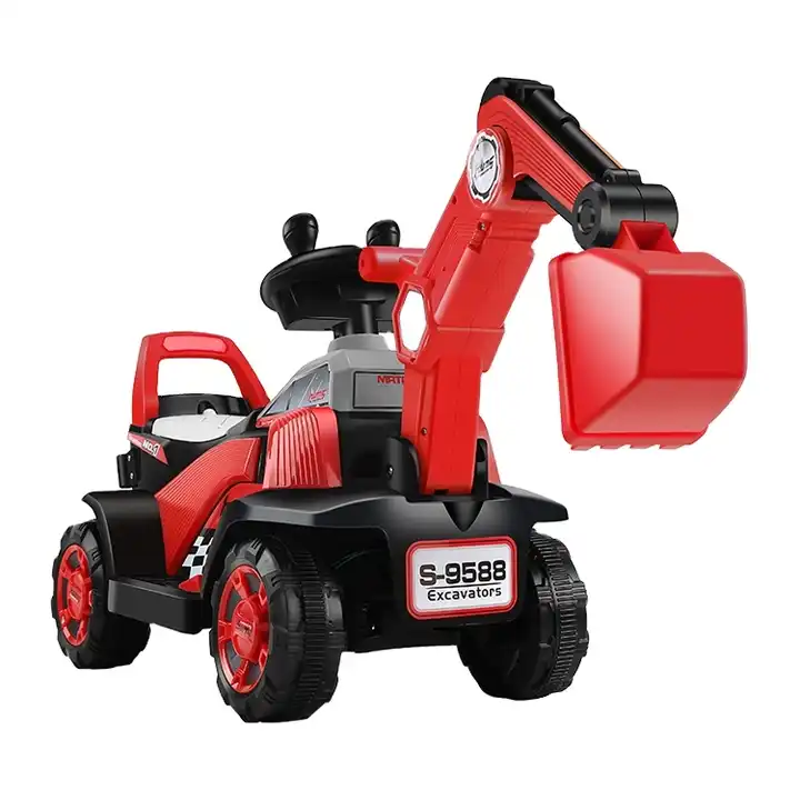 kids ride on tractor CE electric 12V/24V ride-on cars big excavator car battery powerful excavator car for big kids