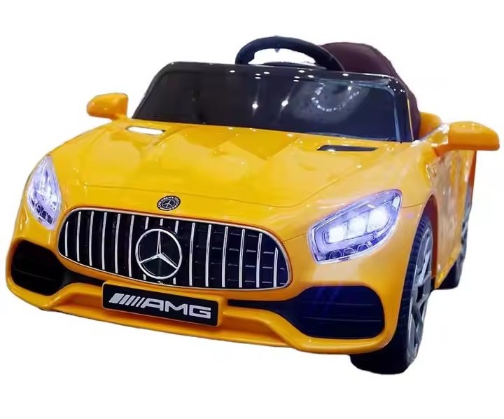 Authorized Mercedes Benz 12V Kids Plastic Battery Kids Riding Electric Car Toy Four Wheel Drive Children Ride On Car