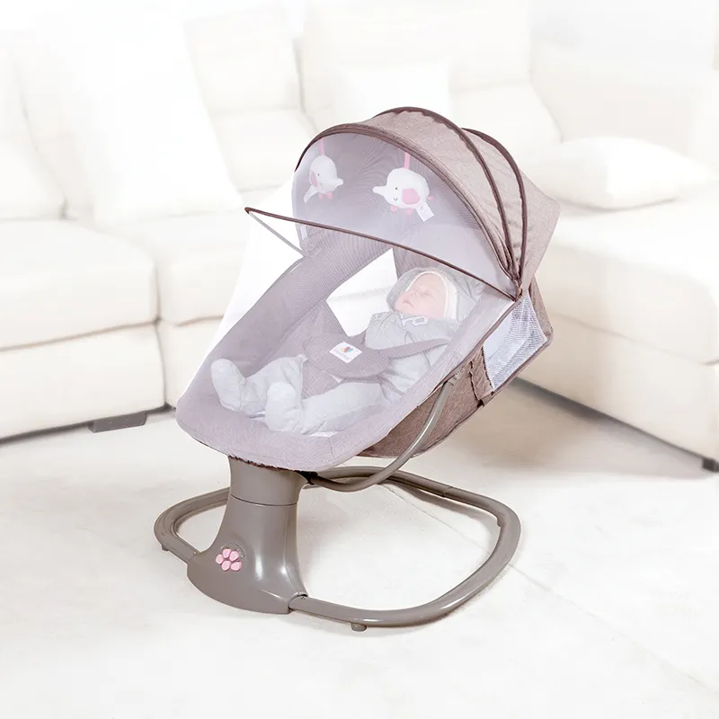 Baby Bouncer Kids Bedroom Rocker Chair Sleeping Chair and Rocking Swing Cradle Bed Baby Bouncer