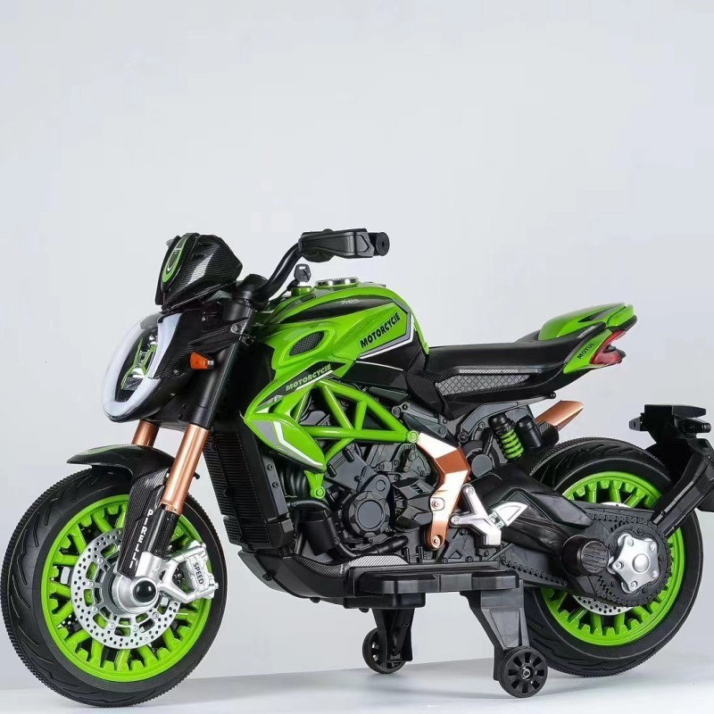 Factory Price New Model 24V Children's Electric Motorcycle Super Size With LED light Baby And Teenager Ride On Motor Bike