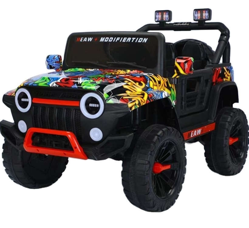 Newest Design Baby Toy Car 12 Volt Battery Operated Ride On Car Toy Two Seater 4WD Drive Off-road Vehicle For Kids Electric Car