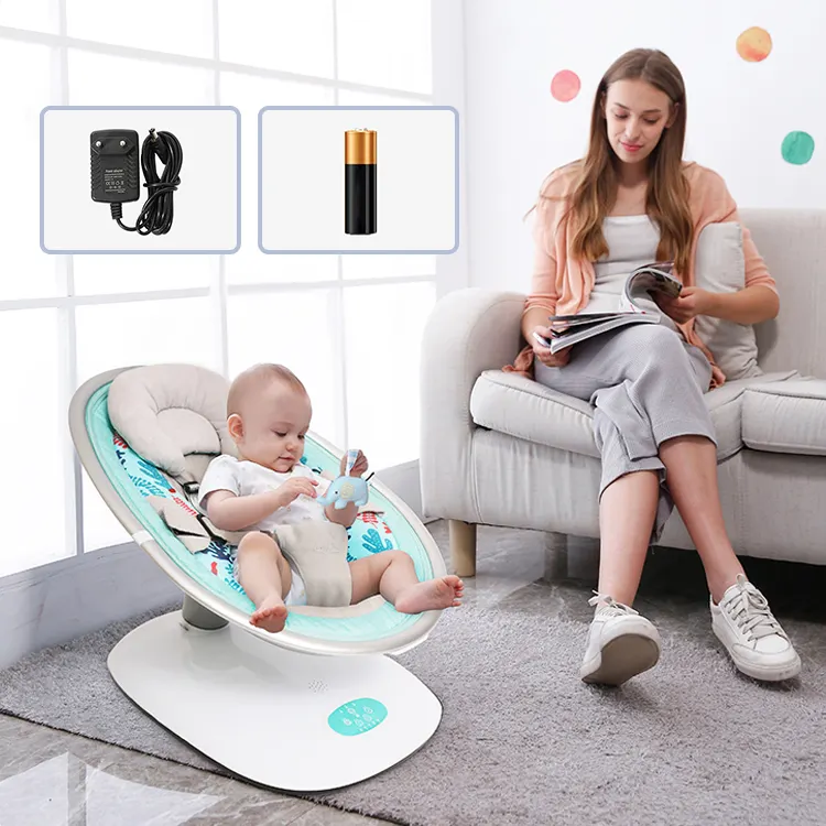 3 in 1 Sleeping Chair Automatic Side-to-Side Baby Rocker Chair Electric Baby Swing for Babies