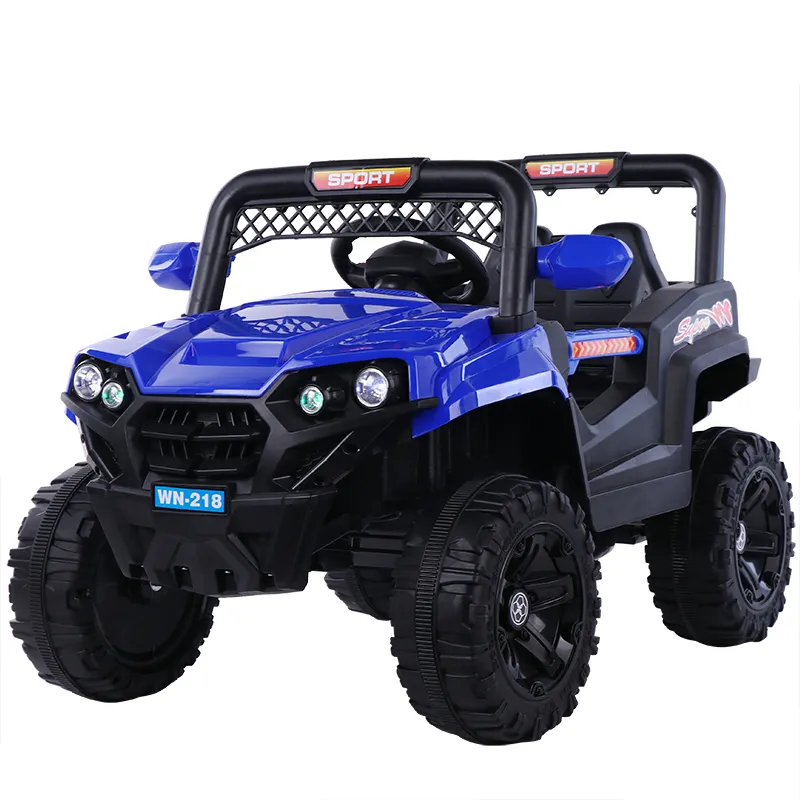 2023 new model kid car electric power four wheel double door with music light ande remote control kids car