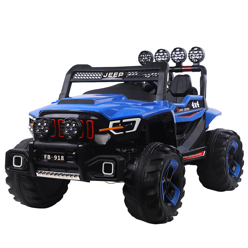 Two Seat Children's Electric Car Power 24V Four-wheel Ride on Off-road Vehicles Large Outdoor Toys Remote Control Kids Toy Car