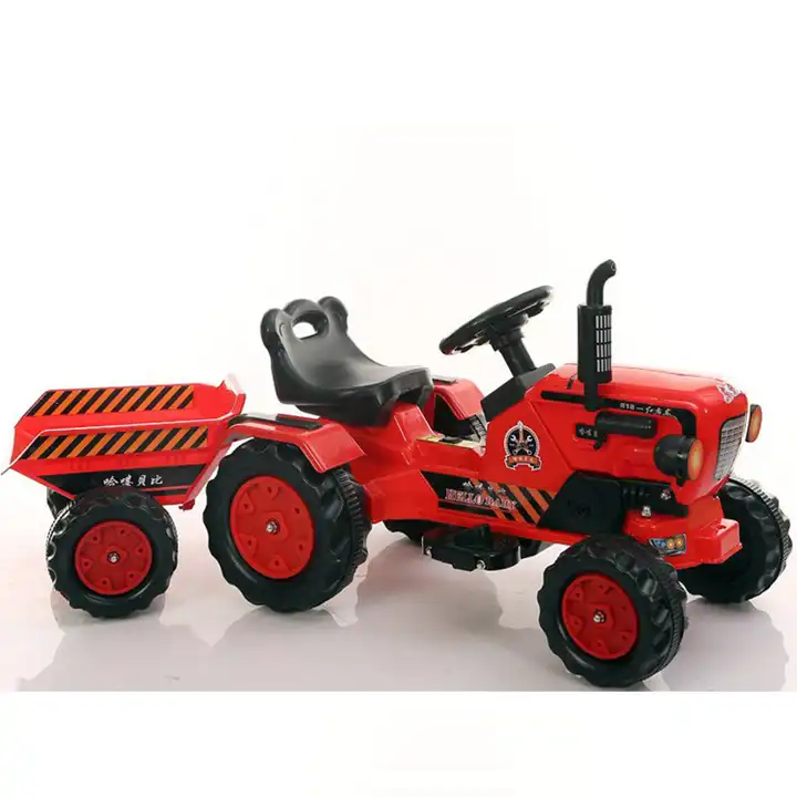 Electric  12v Children's Car Tractor  Made In China 4 Wheel Ride On Toy Car Remote Control Toy Car With Bucket