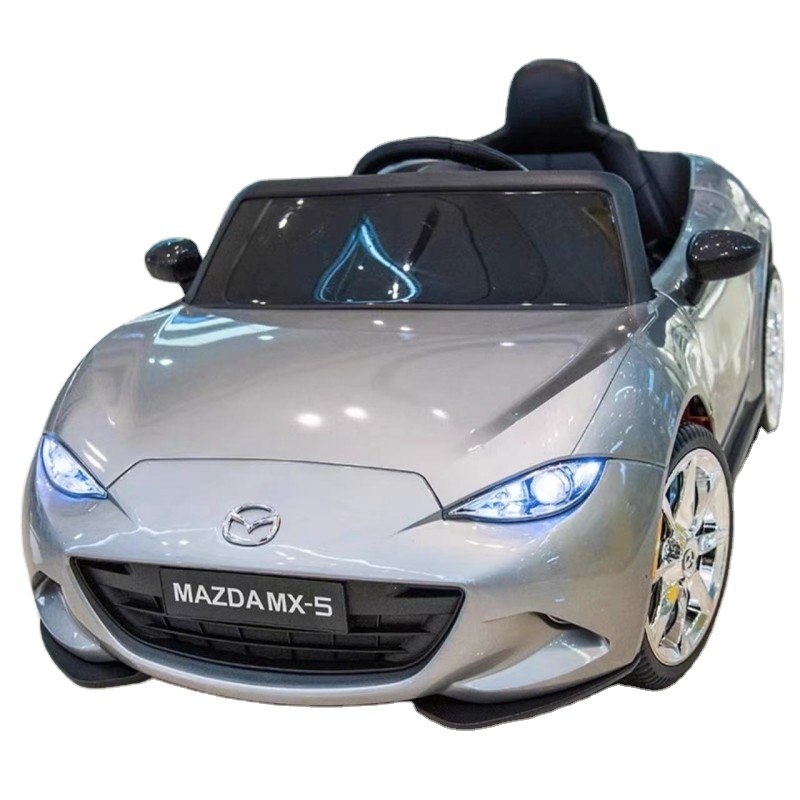 Licenced Mazda Children Electric Car Battery Car 12V Four-wheel Toy Car Single Seat Kids Ride On Toys To Drive