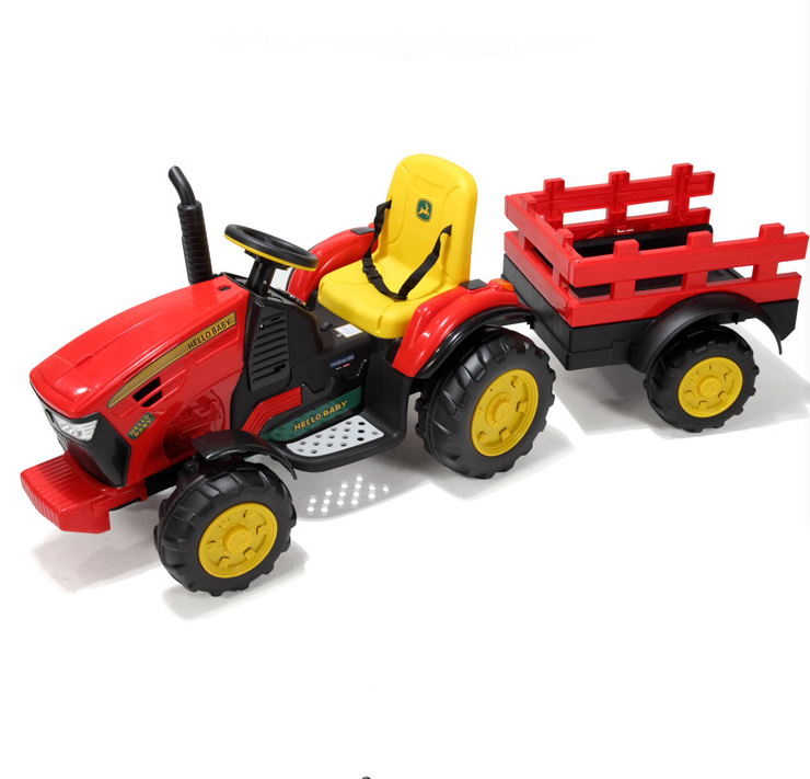 Children's truck 1-7 years old kids tractor ride on toy car  kids electronic 12V baby